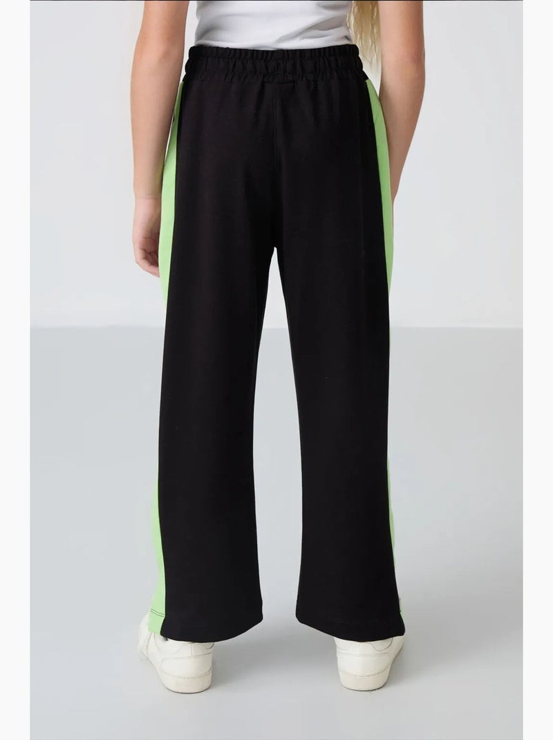 Pantalones youth unisex de mezcla de algodón tommy Negro - Kiabi