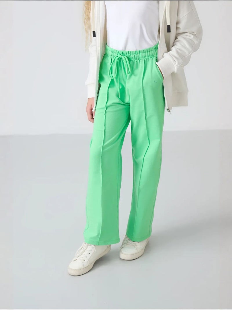 Pantalones youth unisex de mezcla de algodón tommy Verde menta - Kiabi