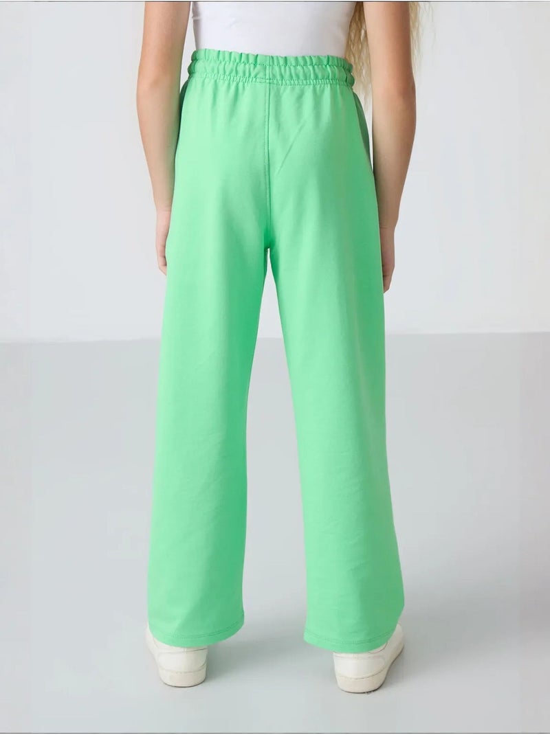 Pantalones youth unisex de mezcla de algodón tommy Verde menta - Kiabi