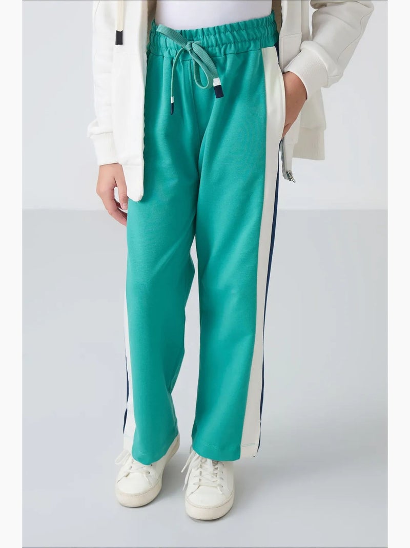 Pantalones youth unisex de mezcla de algodón tommy Verde - Kiabi