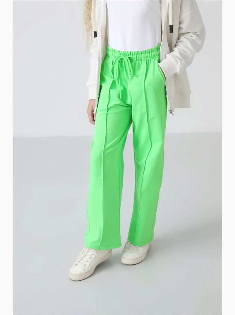 Pantalones youth unisex de mezcla de algodón tommy Verde tilo - Kiabi