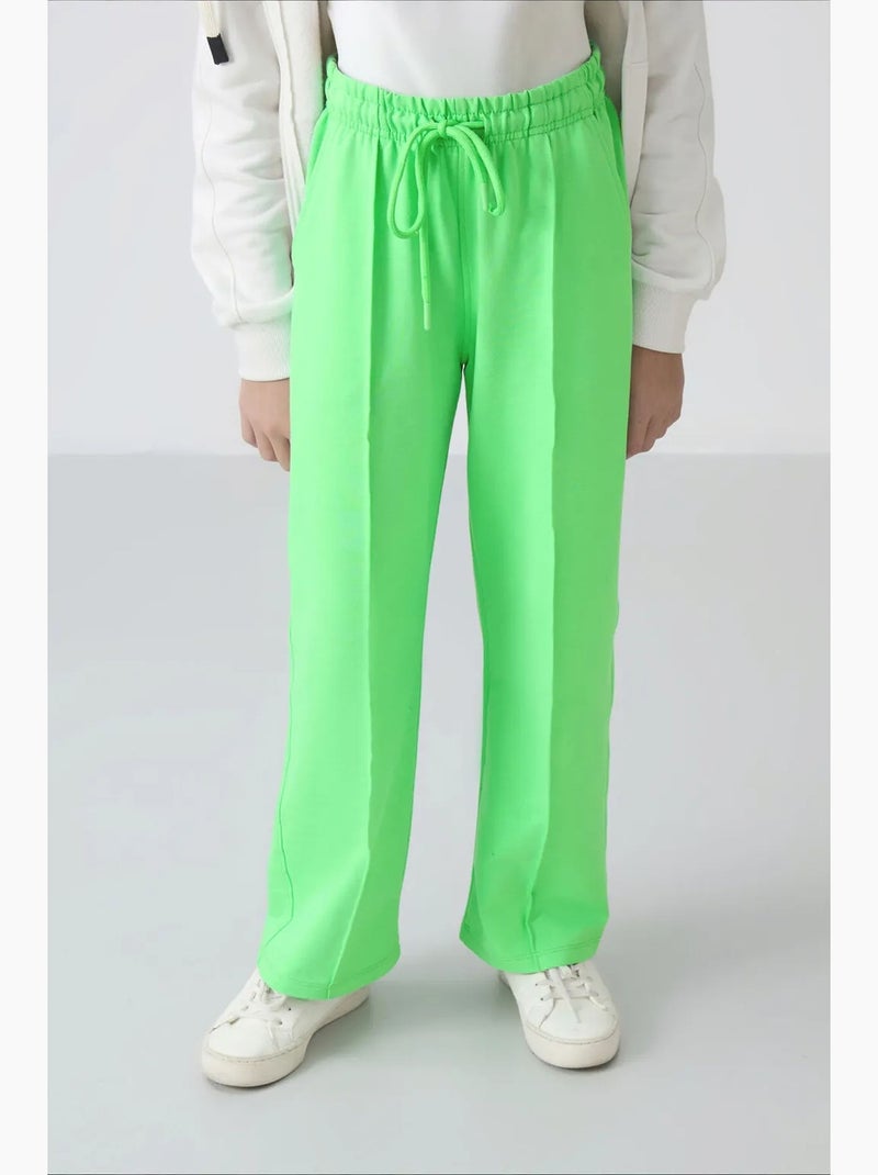 Pantalones youth unisex de mezcla de algodón tommy Verde tilo - Kiabi