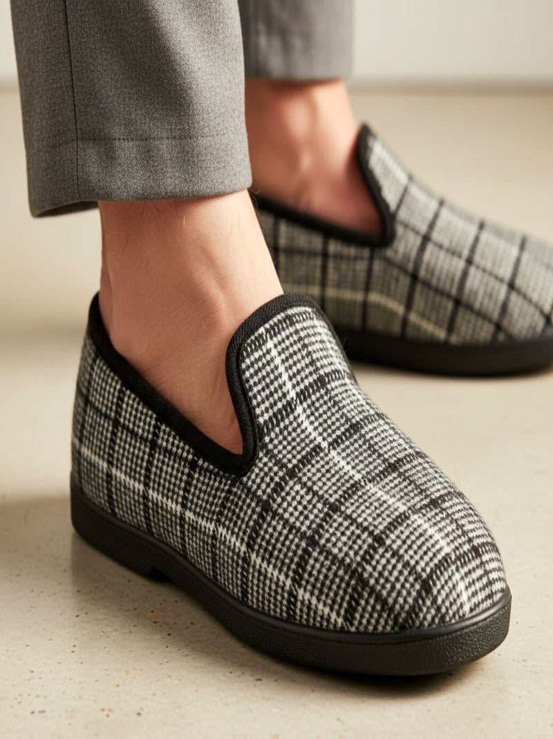 Pantufla CHARENTAISE Hombre Gris - Kiabi