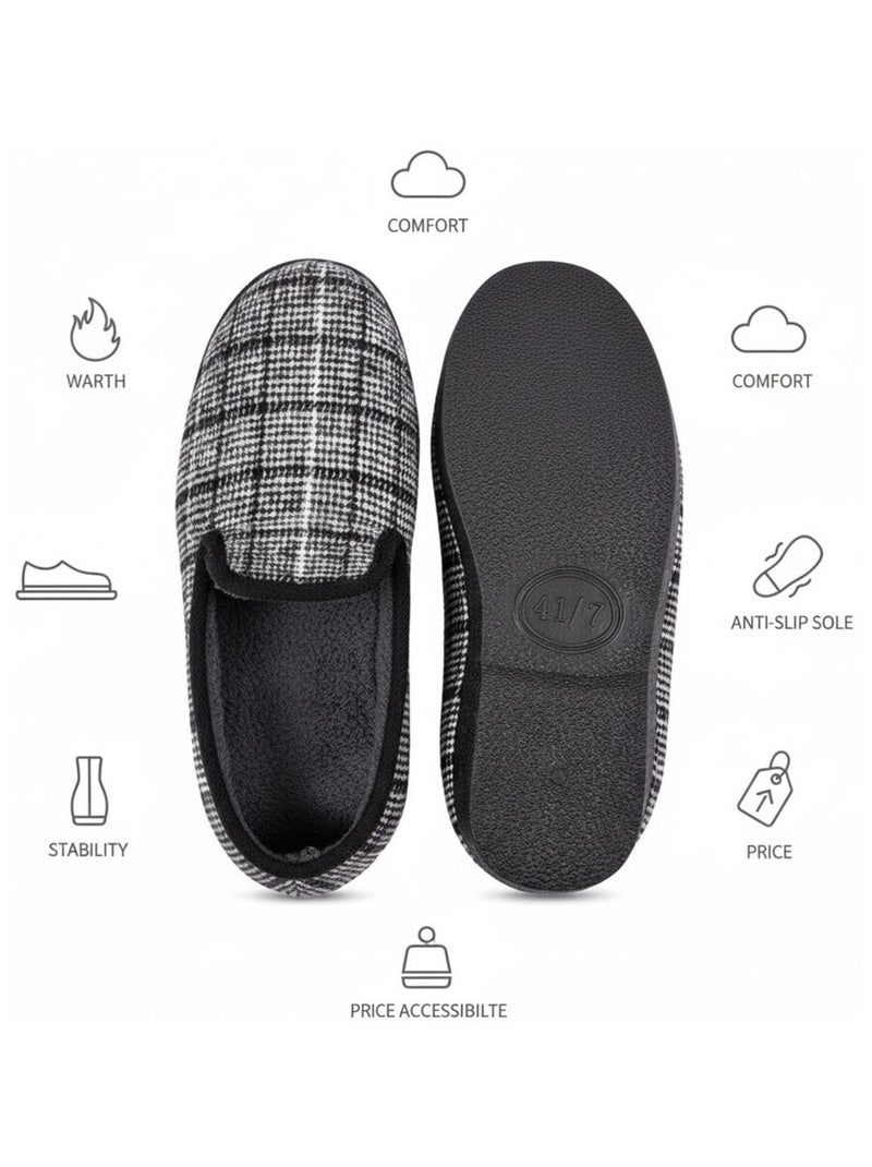 Pantufla CHARENTAISE Hombre Gris - Kiabi