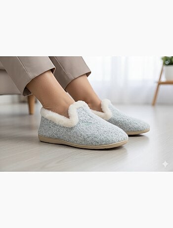Pantufla Charentaise mujer invierno