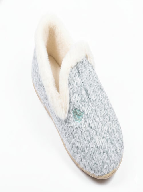 Pantufla Charentaise mujer invierno - Kiabi