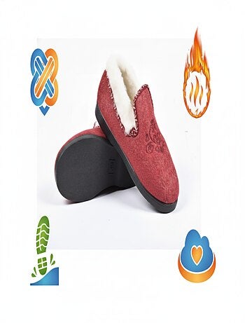 Pantufla Charentaise mujer invierno