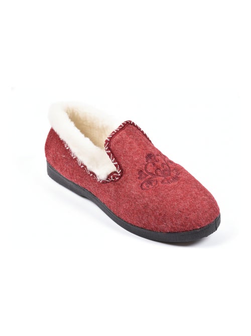 Pantufla Charentaise mujer invierno - Kiabi