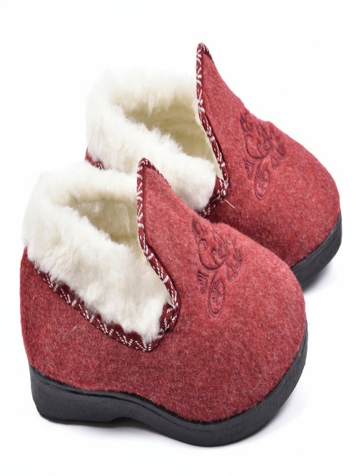 Pantufla Charentaise mujer invierno - Kiabi