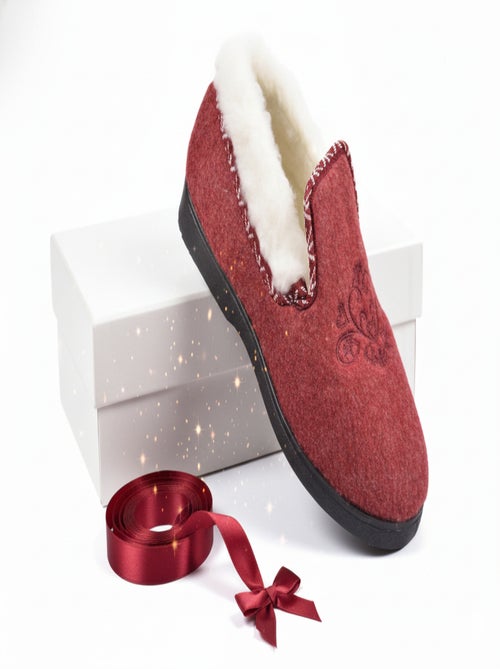 Pantufla Charentaise mujer invierno - Kiabi