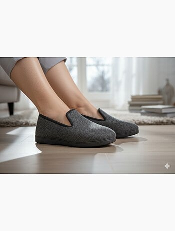 Pantufla Charentaise mujer invierno