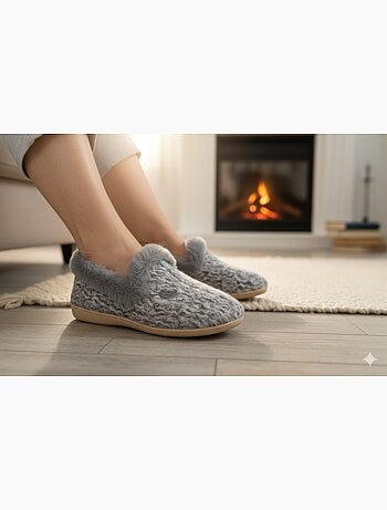Pantufla Charentaise mujer invierno