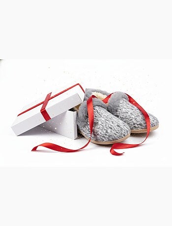 Pantufla Charentaise mujer invierno