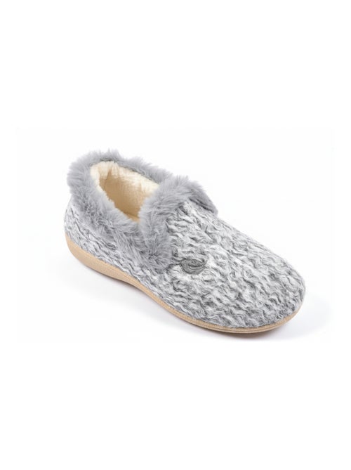 Pantufla Charentaise mujer invierno - Kiabi