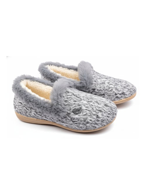 Pantufla Charentaise mujer invierno - Kiabi