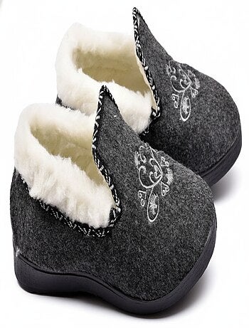 Pantufla Charentaise mujer invierno