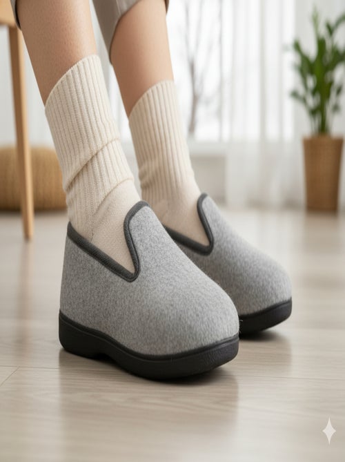 Pantufla Charentaise mujer invierno - Kiabi