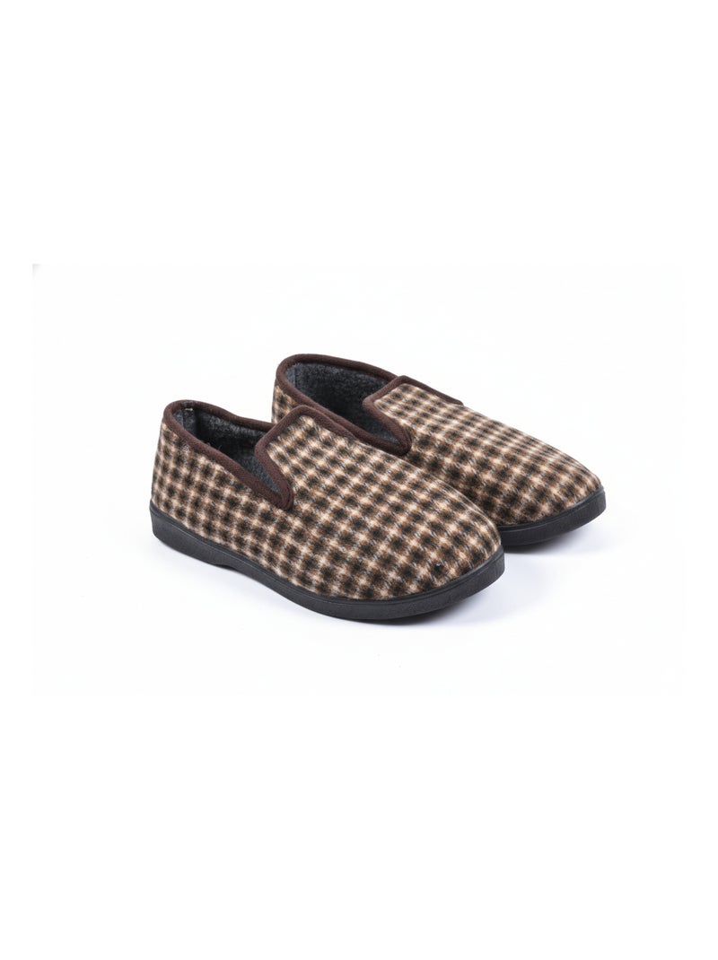 Pantufla Charentaise mujer invierno Marrón chocolate - Kiabi