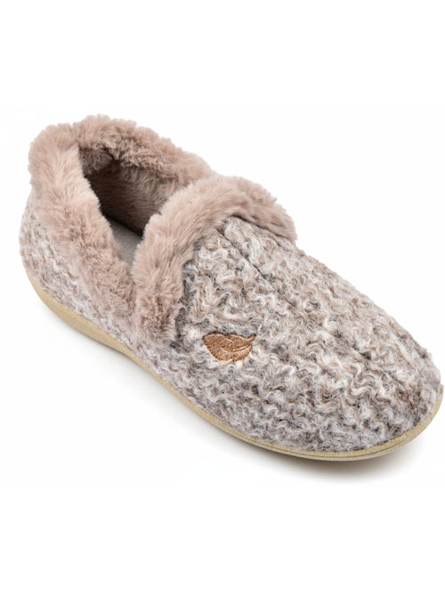 Pantufla Charentaise mujer invierno - Kiabi
