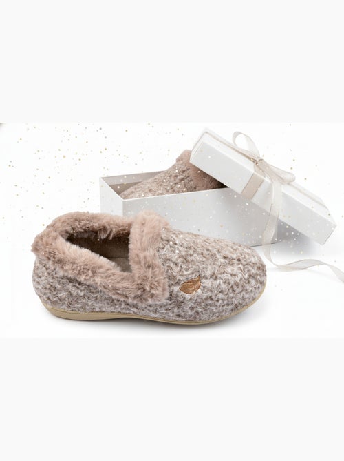 Pantufla Charentaise mujer invierno - Kiabi