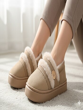 Pantufla Charentaise mujer invierno