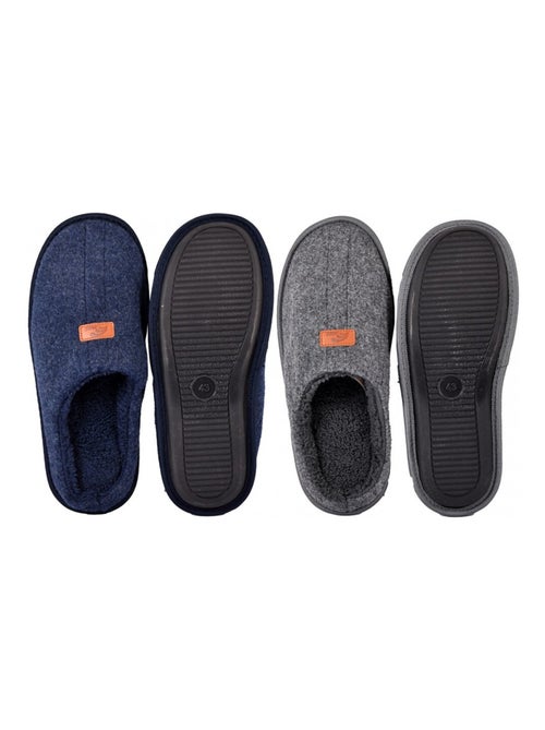 Pantufla HOMBRE ANTE Pack de 2 - Kiabi