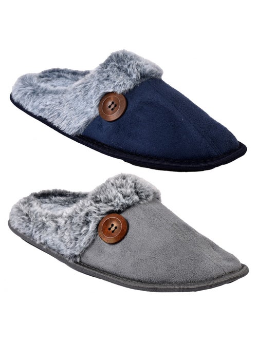 Pantufla HOMBRE ANTE Pack de 2 - Kiabi