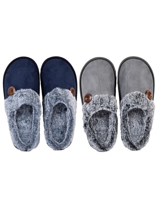 Pantufla HOMBRE ANTE Pack de 2 - Kiabi
