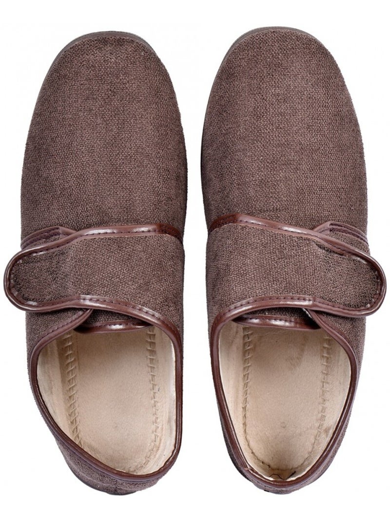 Pantufla Hombre Cerrada PREMIUM Marrón - Kiabi