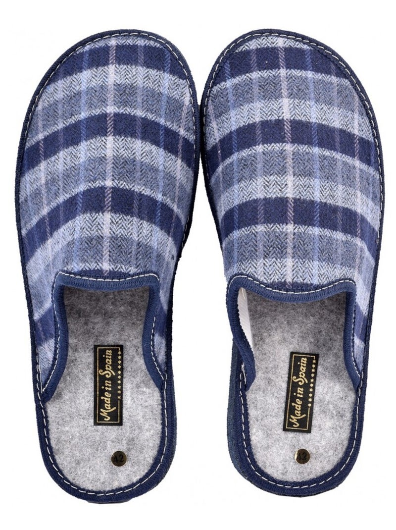 Pantufla HOMBRE Mule JACQUARD Azul - Kiabi