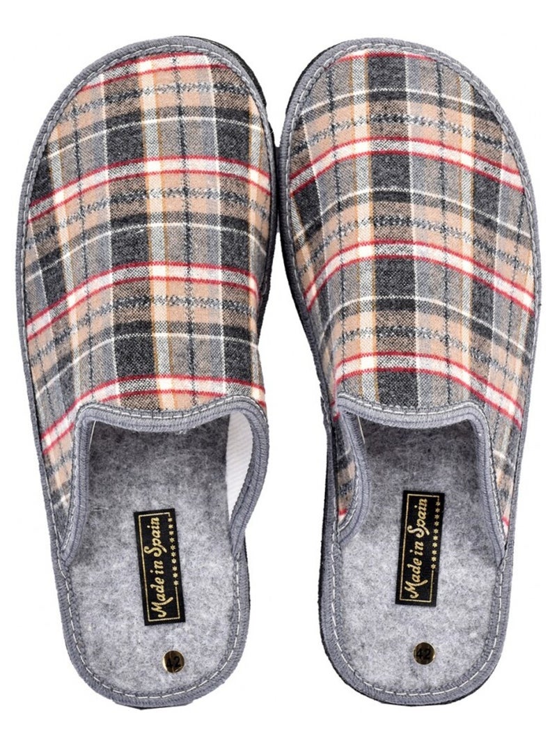 Pantufla HOMBRE Mule JACQUARD Gris - Kiabi