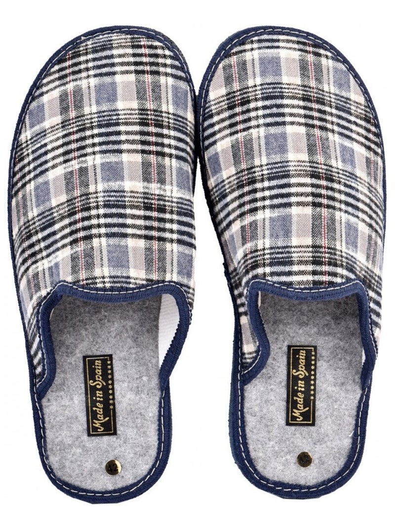 Pantufla HOMBRE Mule JACQUARD Negro - Kiabi