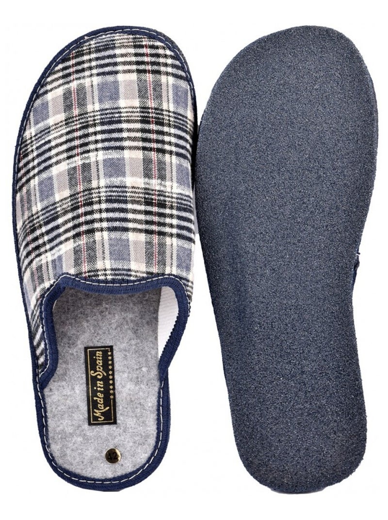 Pantufla HOMBRE Mule JACQUARD Negro - Kiabi
