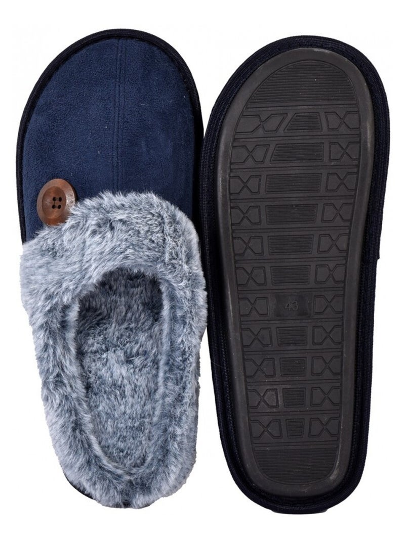 Pantufla hombre OZABI Azul marino - Kiabi