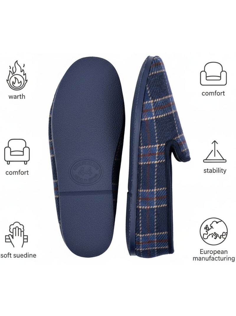 Pantufla Hombre OZABI PREMIUM 5080 Azul marino - Kiabi