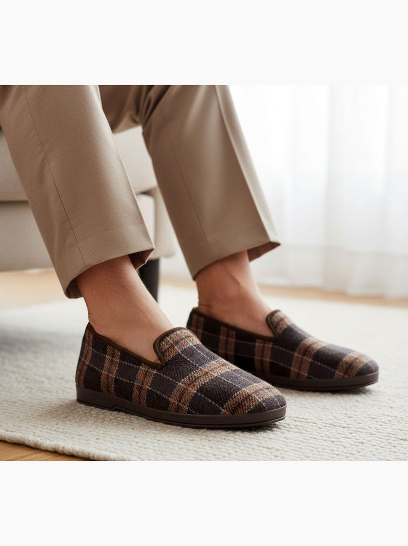 Pantufla Hombre OZABI PREMIUM 5080 Marrón - Kiabi