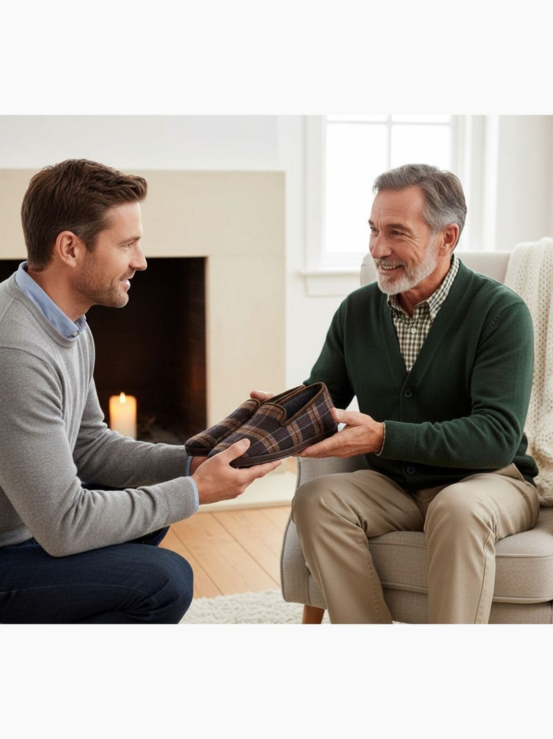 Pantufla Hombre OZABI PREMIUM 5080 Marrón - Kiabi