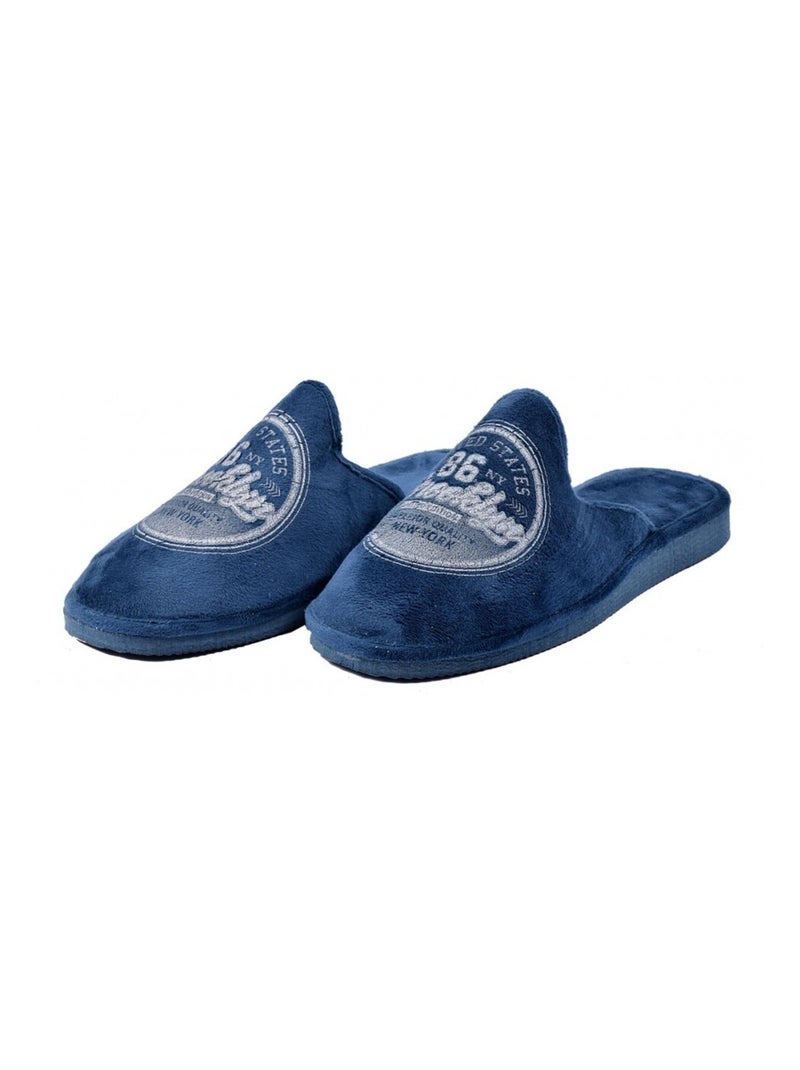 Pantufla Hombre PREMIUM Azul marino - Kiabi