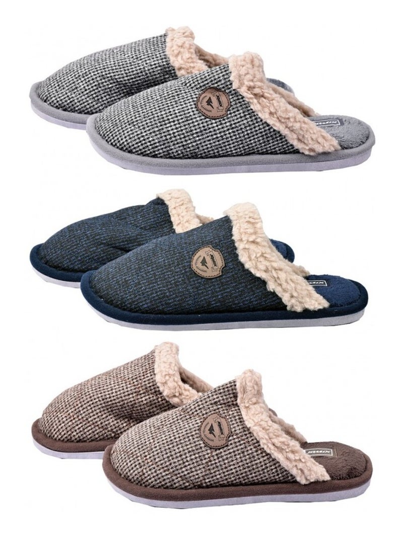 Pantufla Hombre PREMIUM Gris - Kiabi