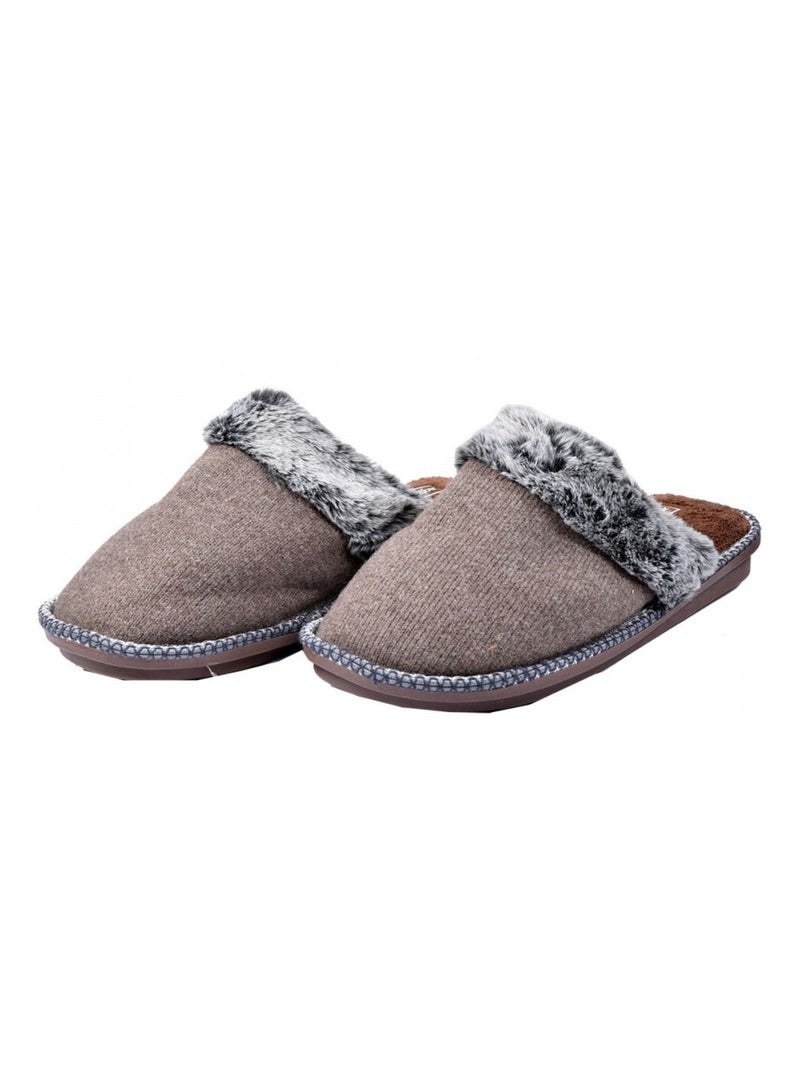 Pantufla Hombre PREMIUM Marrón - Kiabi