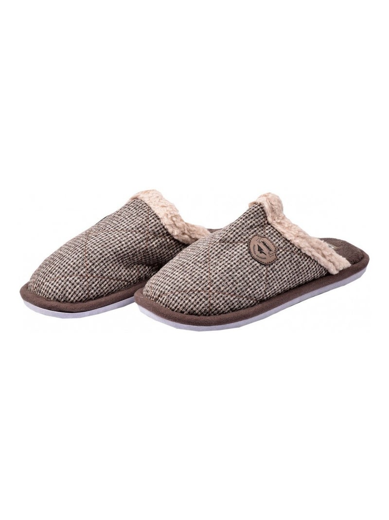 Pantufla Hombre PREMIUM Marrón habano - Kiabi