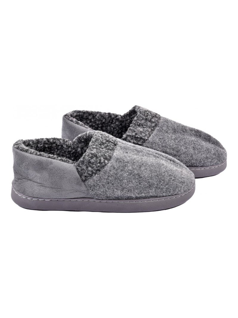 Pantufla Hombre Zapatilla PREMIUM Gris - Kiabi