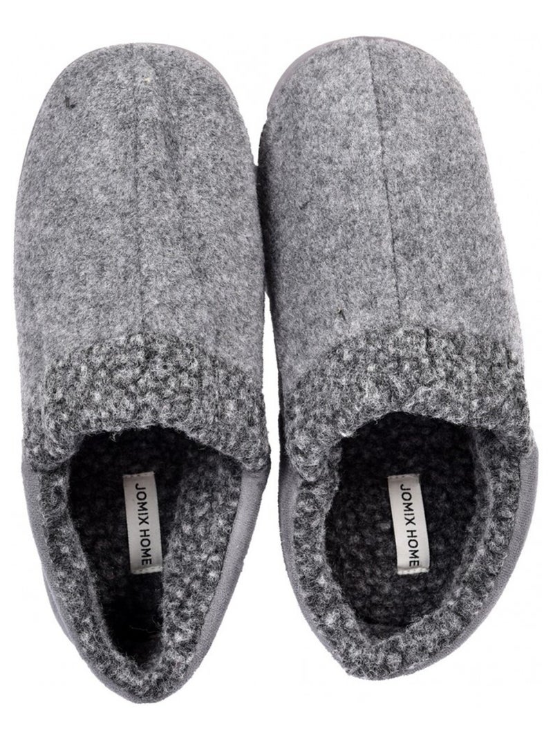Pantufla Hombre Zapatilla PREMIUM Gris - Kiabi