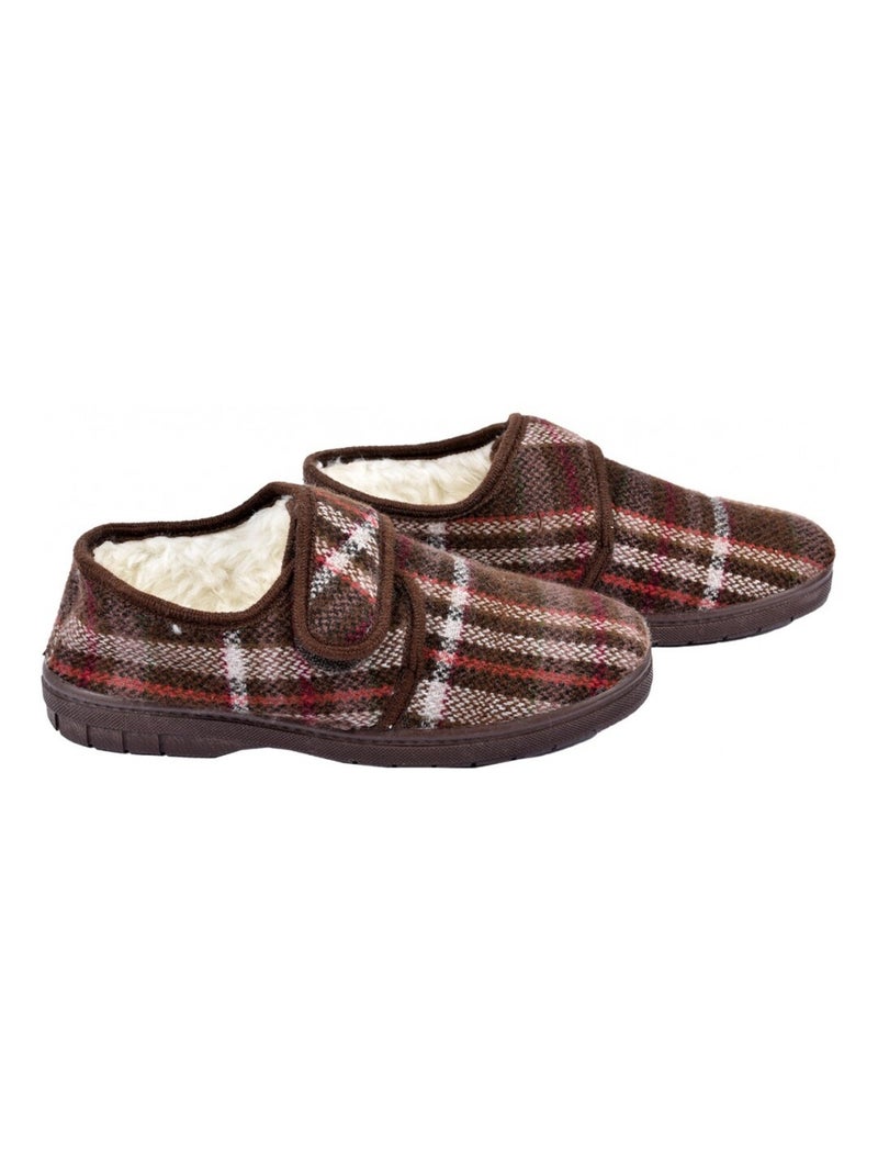 Pantufla Hombre Zapatilla PREMIUM Marrón - Kiabi