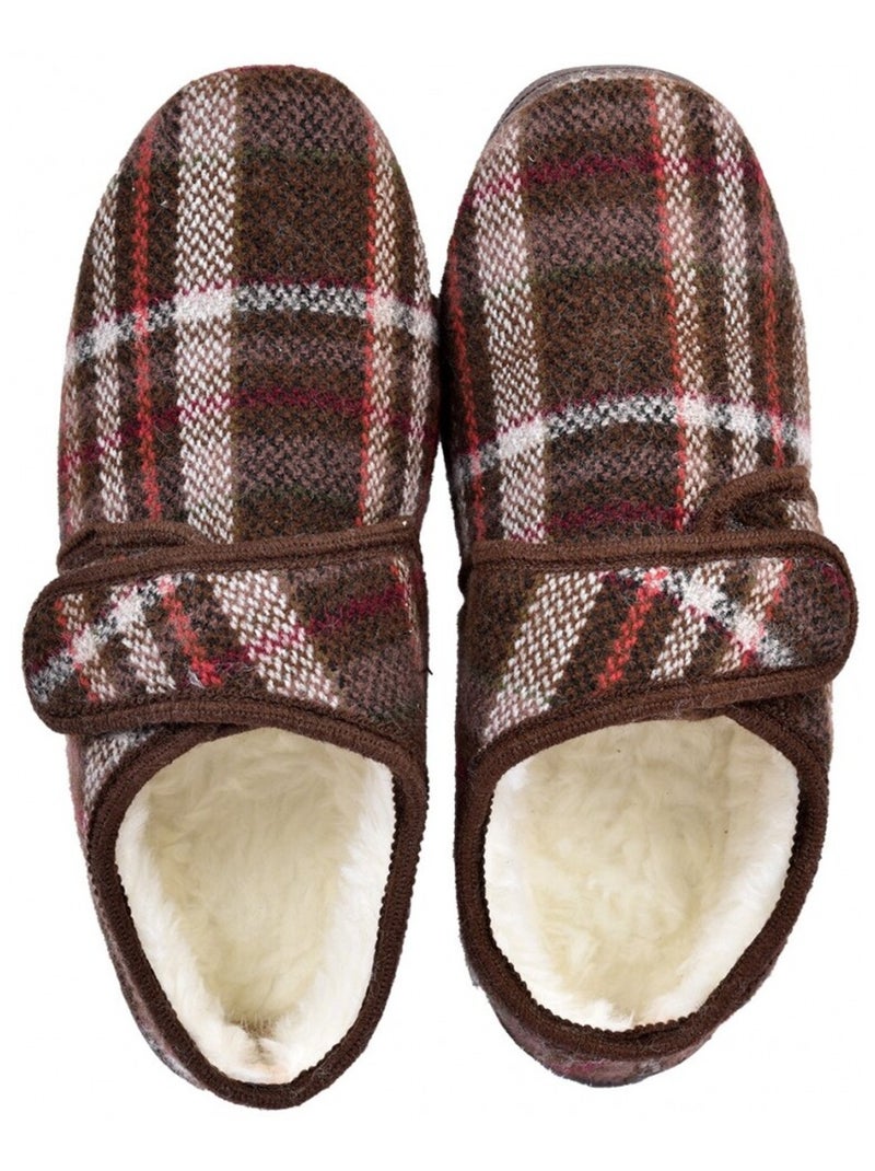 Pantufla Hombre Zapatilla PREMIUM Marrón - Kiabi