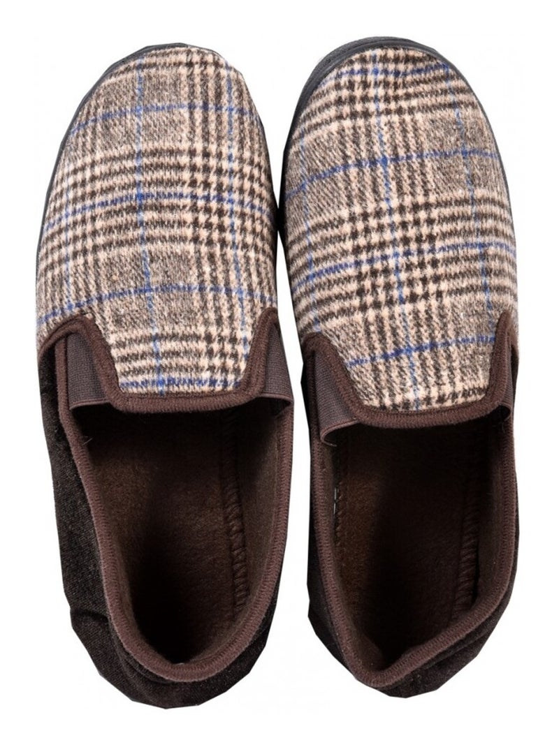 Pantufla Hombre Zapatilla PREMIUM Marrón - Kiabi