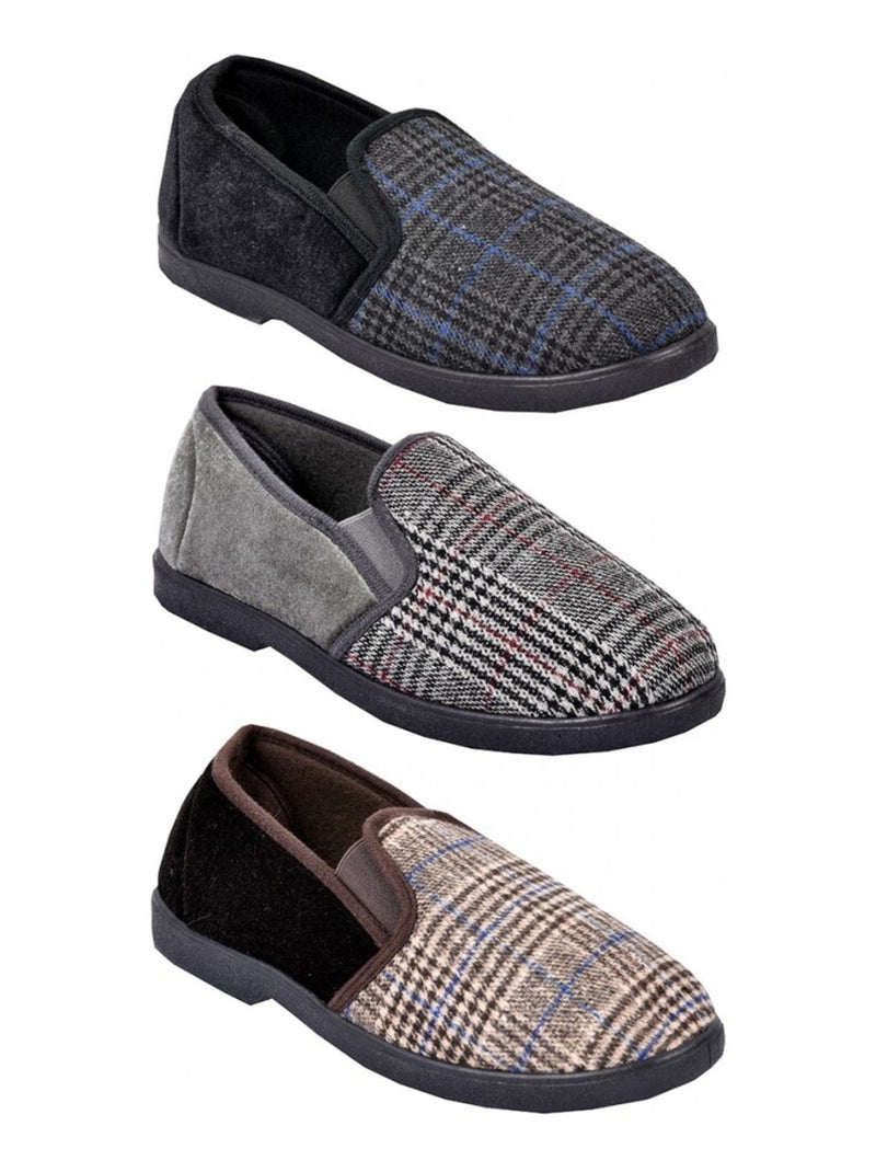 Pantufla Hombre Zapatilla PREMIUM Marrón - Kiabi