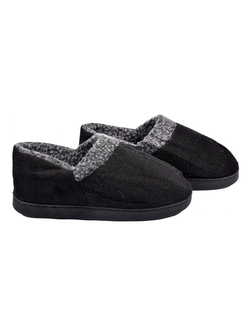 Pantufla Hombre Zapatilla PREMIUM Negro - Kiabi