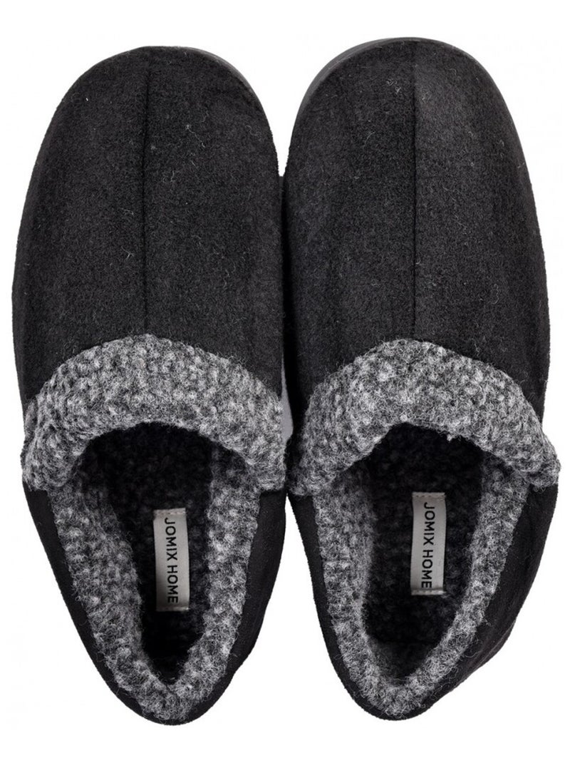 Pantufla Hombre Zapatilla PREMIUM Negro - Kiabi