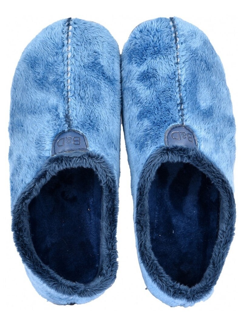Pantufla Mujer Charentaise PREMIUM Azul - Kiabi